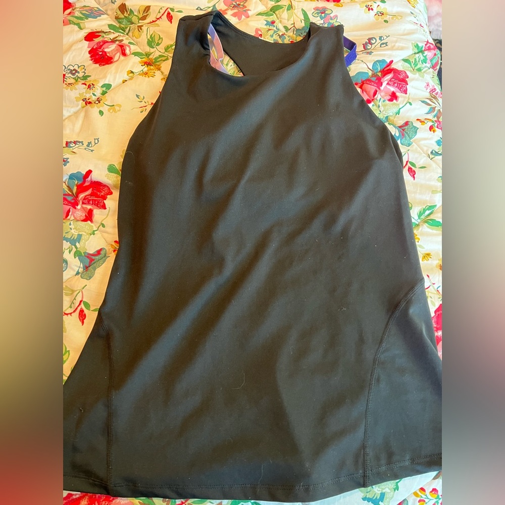 Fabletics Athletic Tank Top with built in Sports Bra Medium